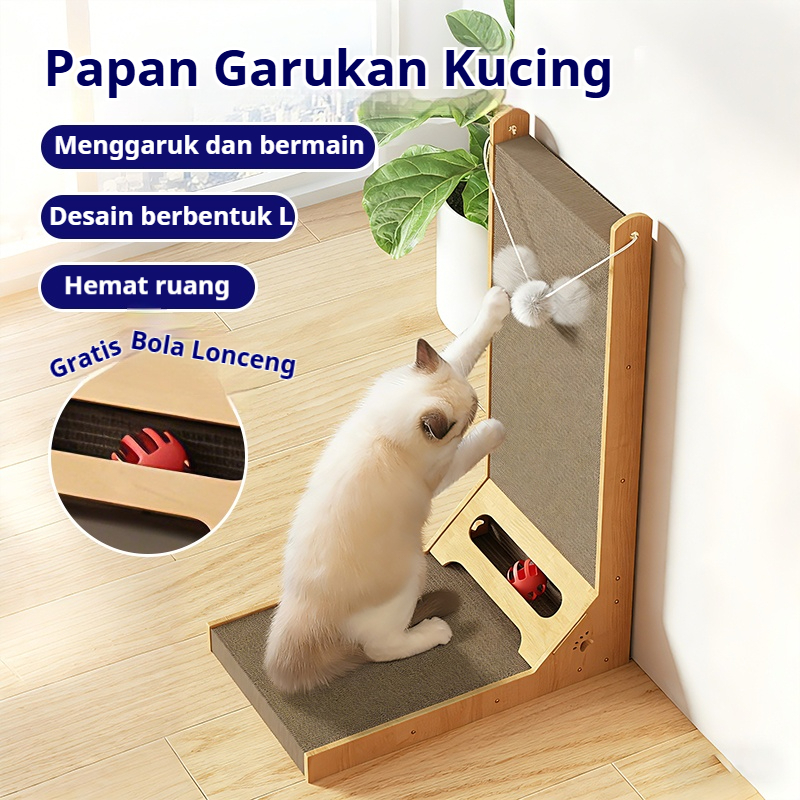 Garukan kucing besar jumbo cakaran kucing papan garukan kucing menara kucing mainan garukan kucing