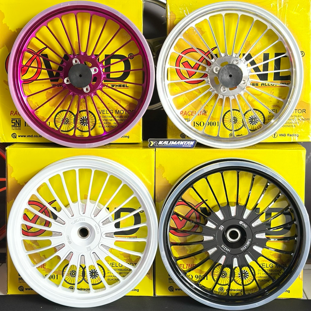 VELG VND RACELINE MATIC HONDA BEAT/SCOOPY/GENIO/VARIO110/VARIO125/150/160/STYLOcbs