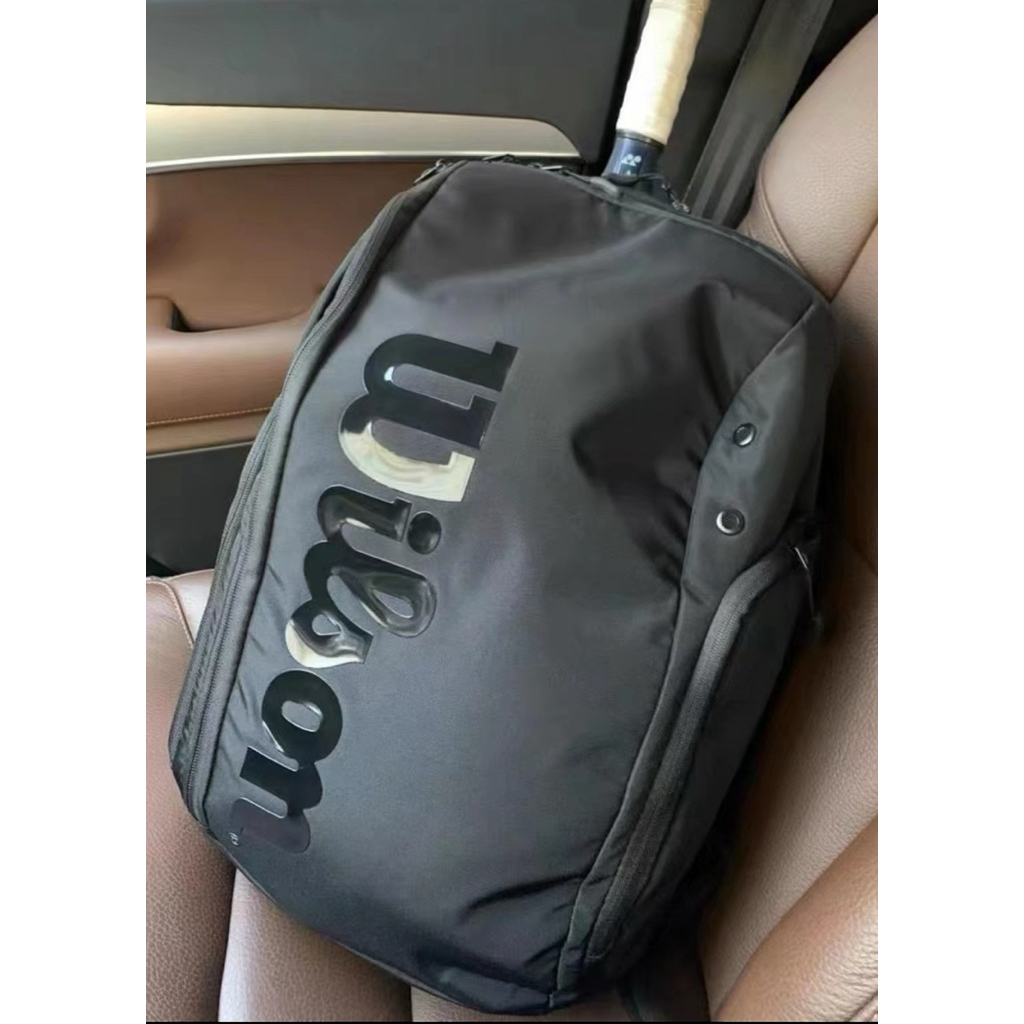Wilson Pro staff tennis backpack bag tas tenis Wilson black backpack bag tas tennis Original
