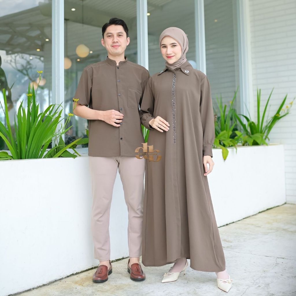 Dasterbeauty - KIRANA Gamis couple lebaran wanita 2026 dress abaya muslim cantik baju idul fitri