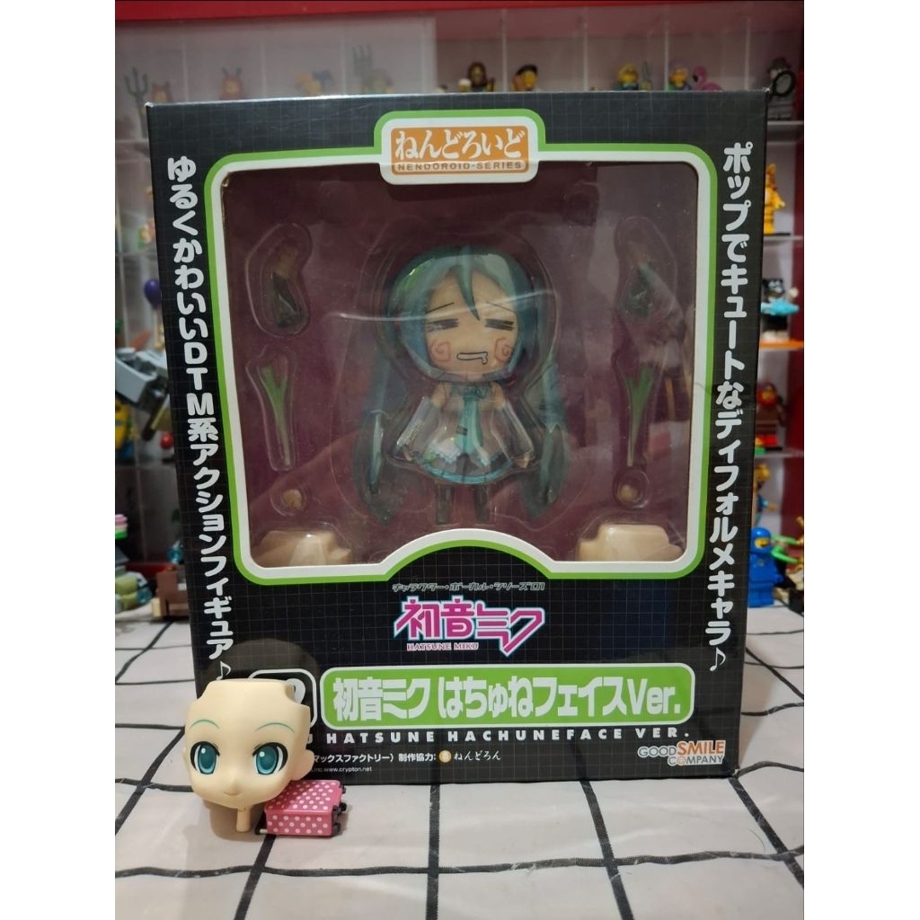 Nendoroid Hatsune Miku Hachune Face Version Original Second Beserta Bonus