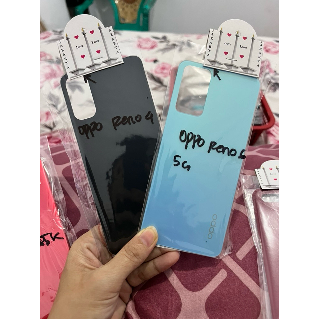 BACKDOOR OPPO RENO 4 / RENO 6 MINUS PATAH SEDIKIT BAGIAN ATAS