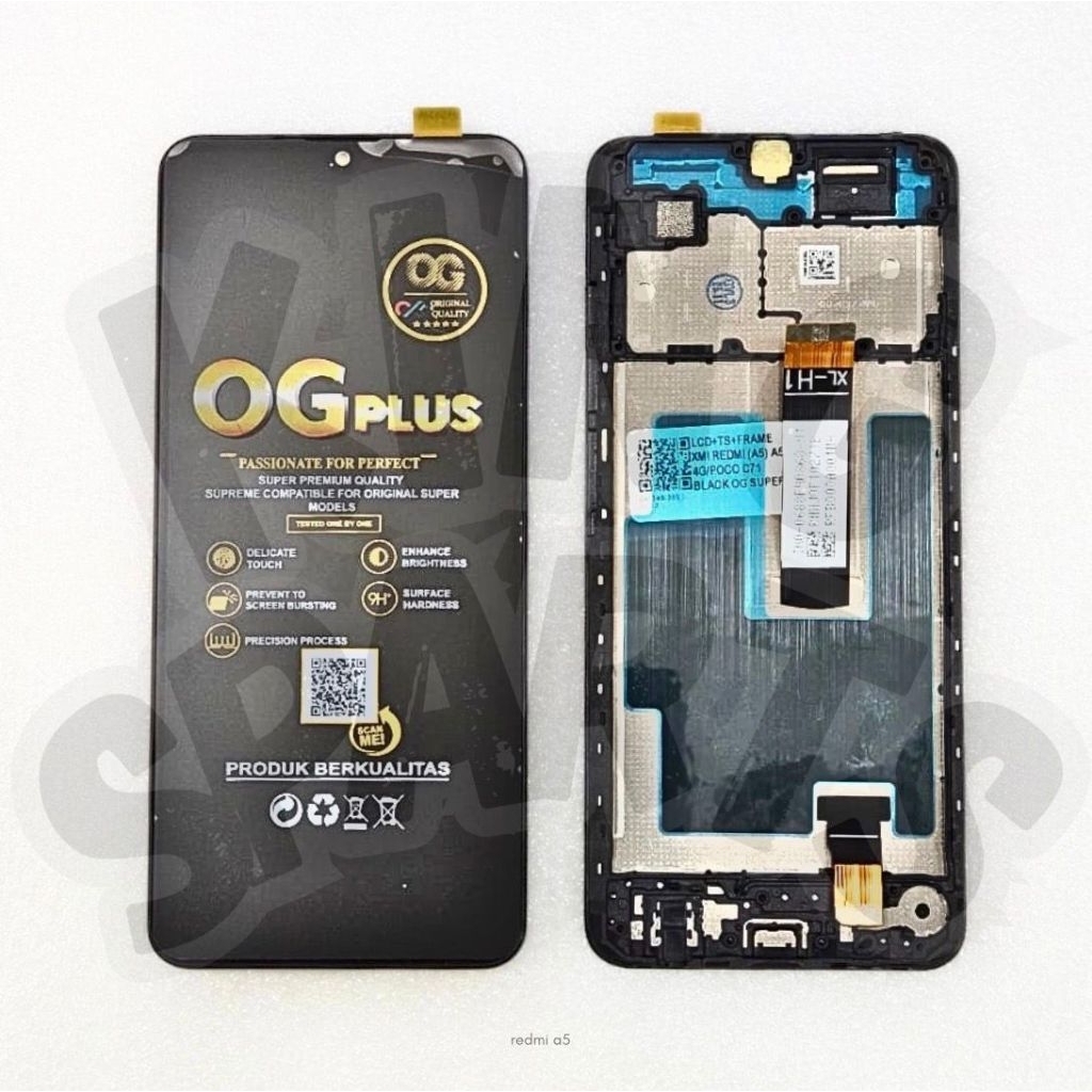 LCD TOUCHSCREEN XIAOMI REDMI A5 4G / POCO C71 OG PLUS FRAME