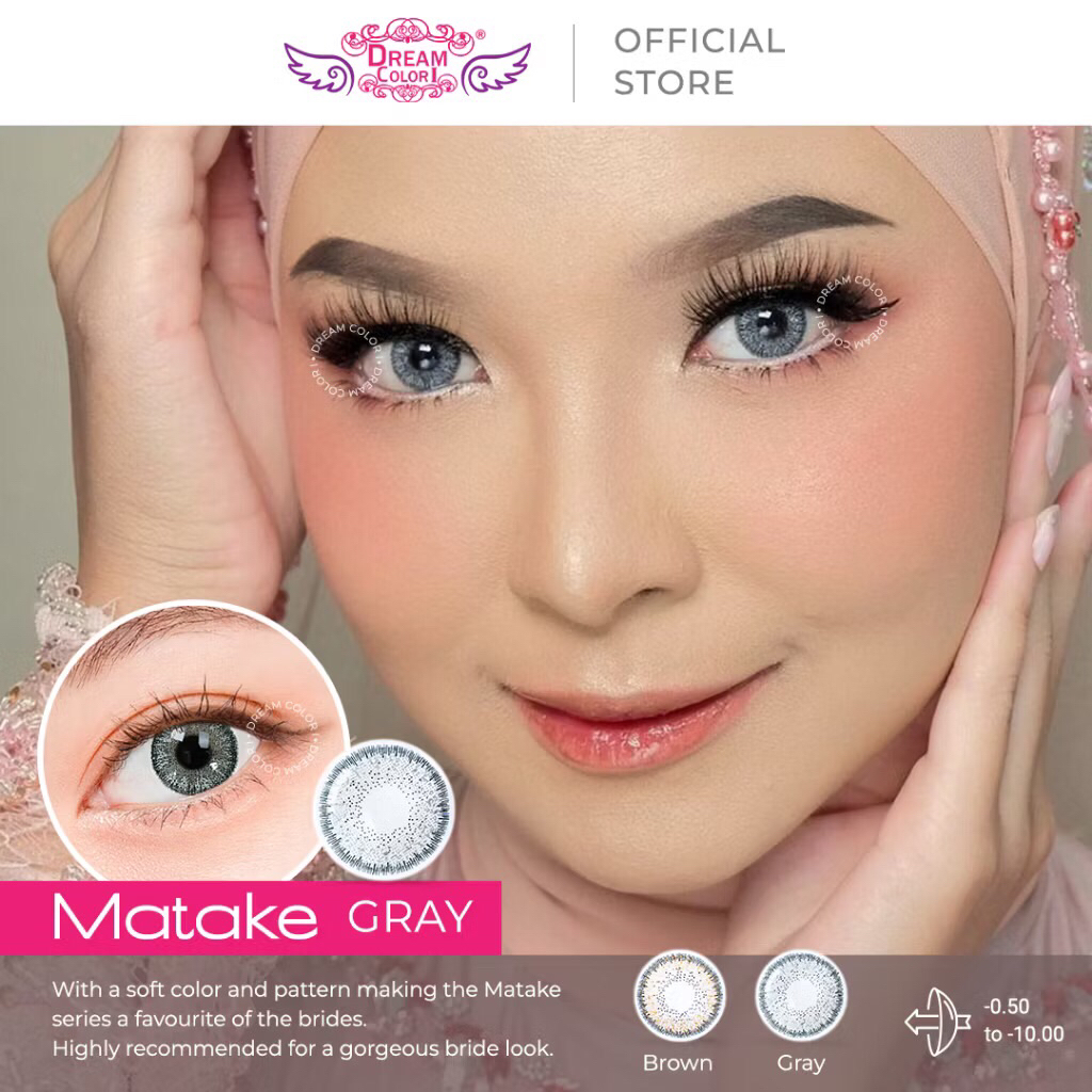 [bs COD] SOFTLENS MATAKE by DREAMCOLOR 14.5 MM - Original Lensa Kontak Lensa Mata - Soflens Wedding 