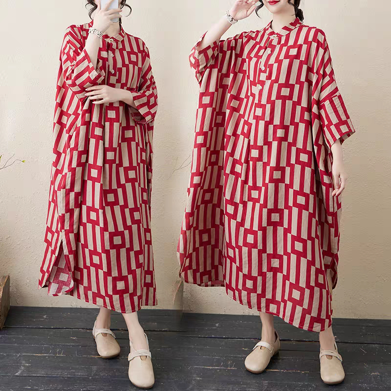 knee length dresses for ladies Linen Long Dress | AmourLinen main image 1