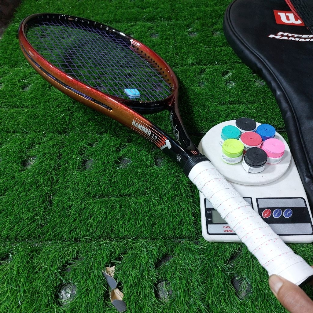 RAKET TENIS ORIGINAL WILSON HAMMER 2.9 BEKAS 285GRAM MULUS