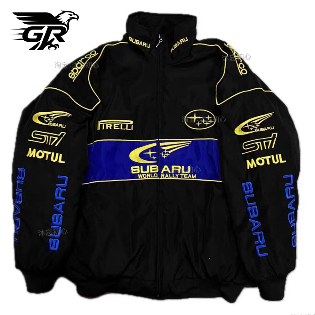 GR Jaket Parasut F1 Subaru Pria Jacket Casual Bordir Premium Korean Style OOTD Coat Olahraga Pasanga