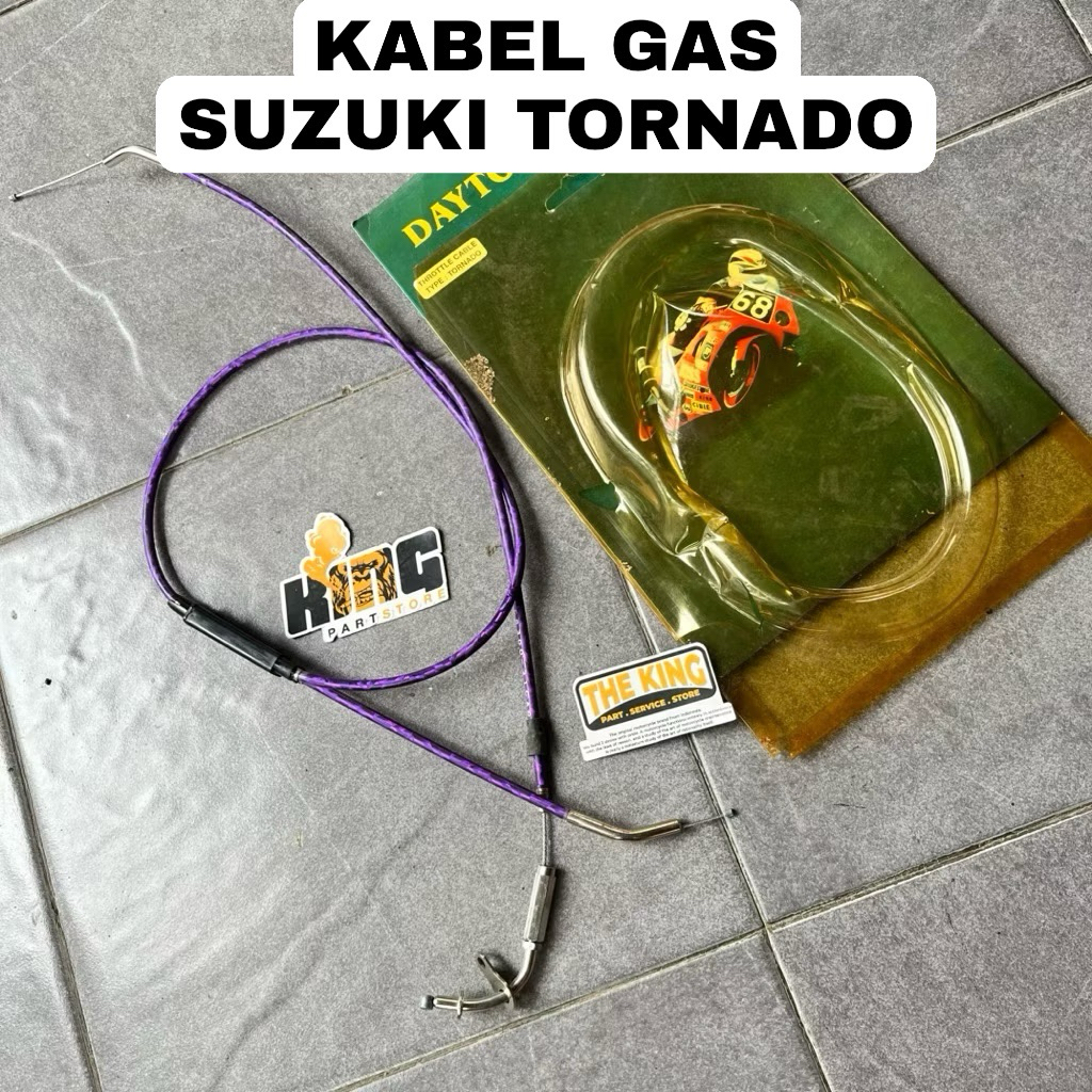 KABEL GAS SET POMPA OLI SUZUKI TORNADO GS GX - OLOR GAS RC110 TORNADO BUKAN ORIGINAL