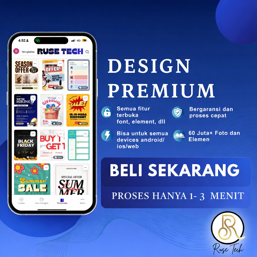 79.000++ Template Canva Premium & Template Canva Pro Siap Pakai