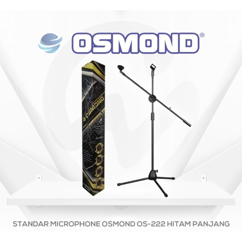 Stand Mic Osmond Cagak Mic OS-222 Double Mic Holder