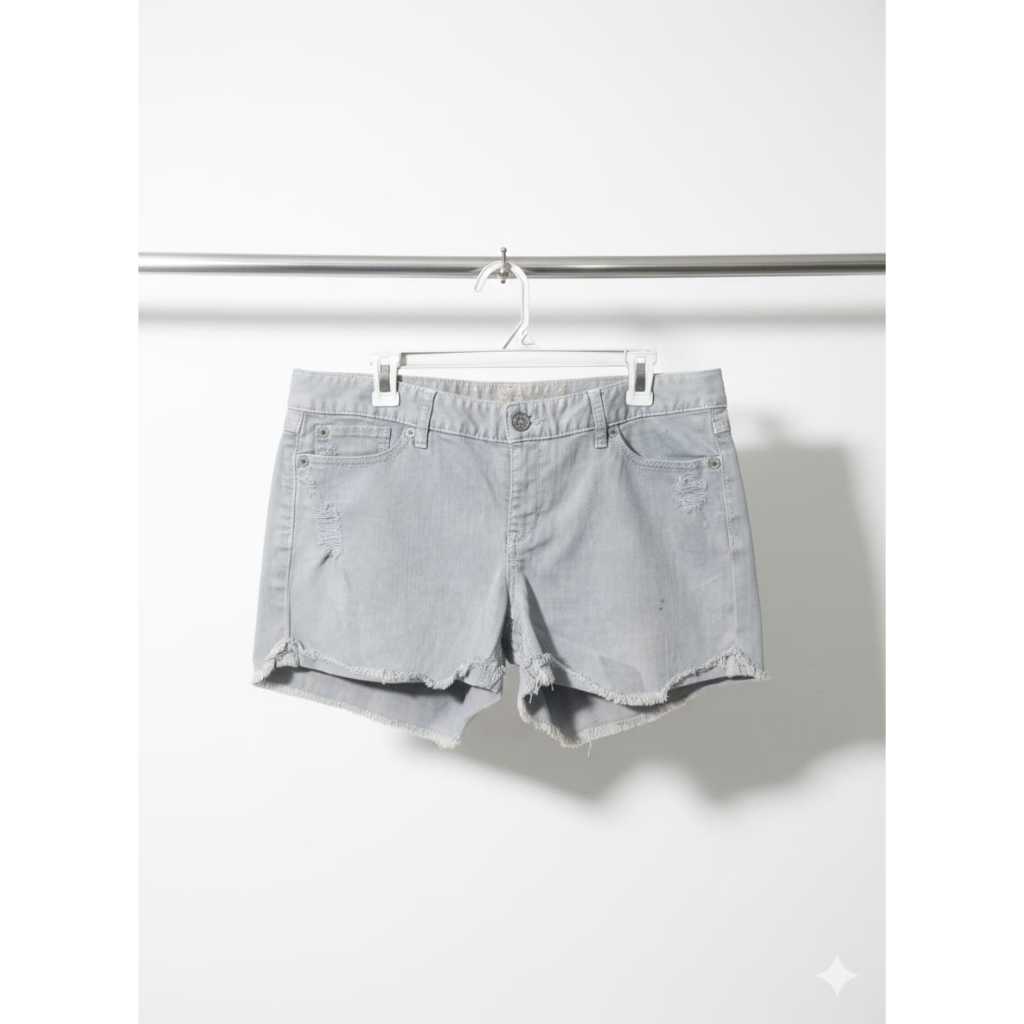 hotpants jeans ripped express celana pendek polos branded wanita