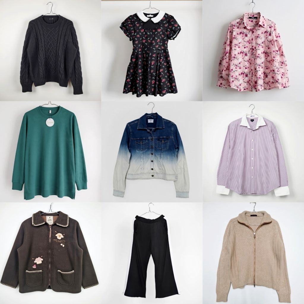 HNM Zara Preloved BRAND & NEW knit, rajut, blouse, kemeja