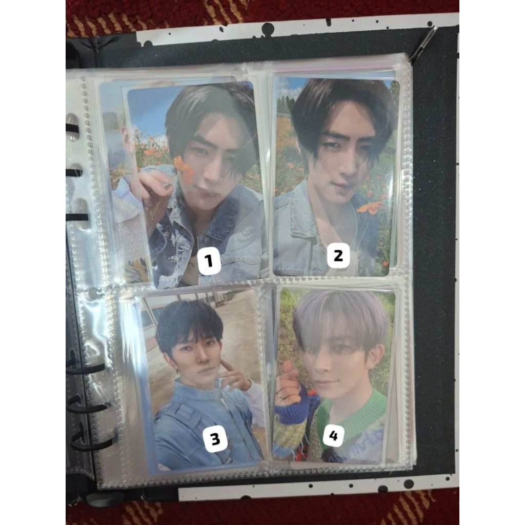 (BACA DESC) wts photocard heeseung sunghoon enhypen OFFICIAL