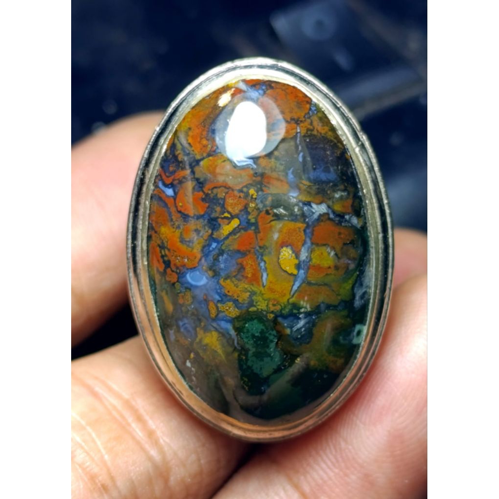 batu akik pancawarna klawing