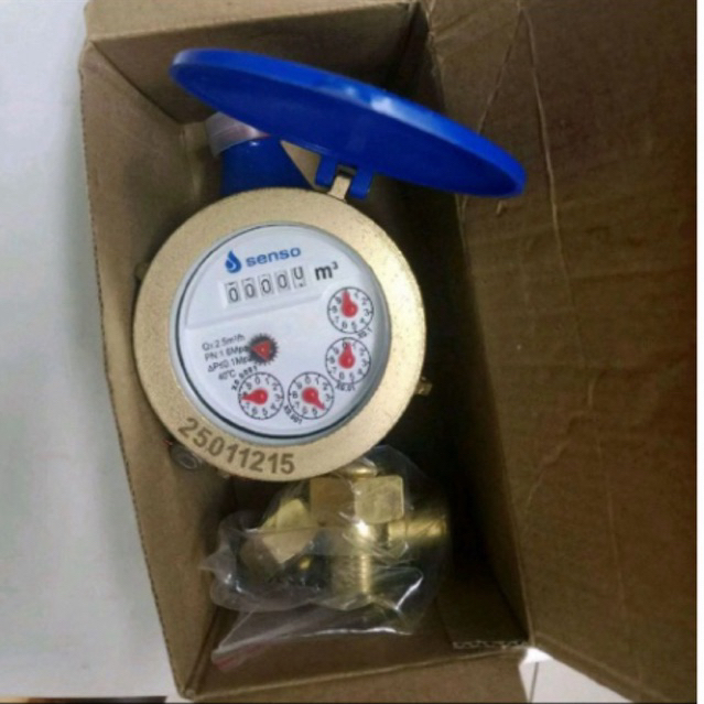 Jual Water Meter SENSO Size 1/2 Inch DN 15 mm / Meteran Air Senso Murah