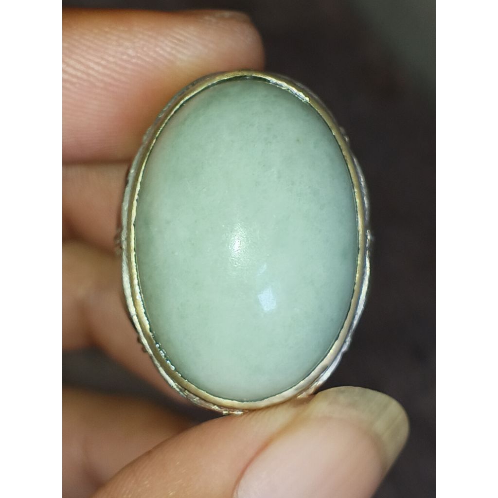 Natural Batu Giok Nabire Papua Light Green