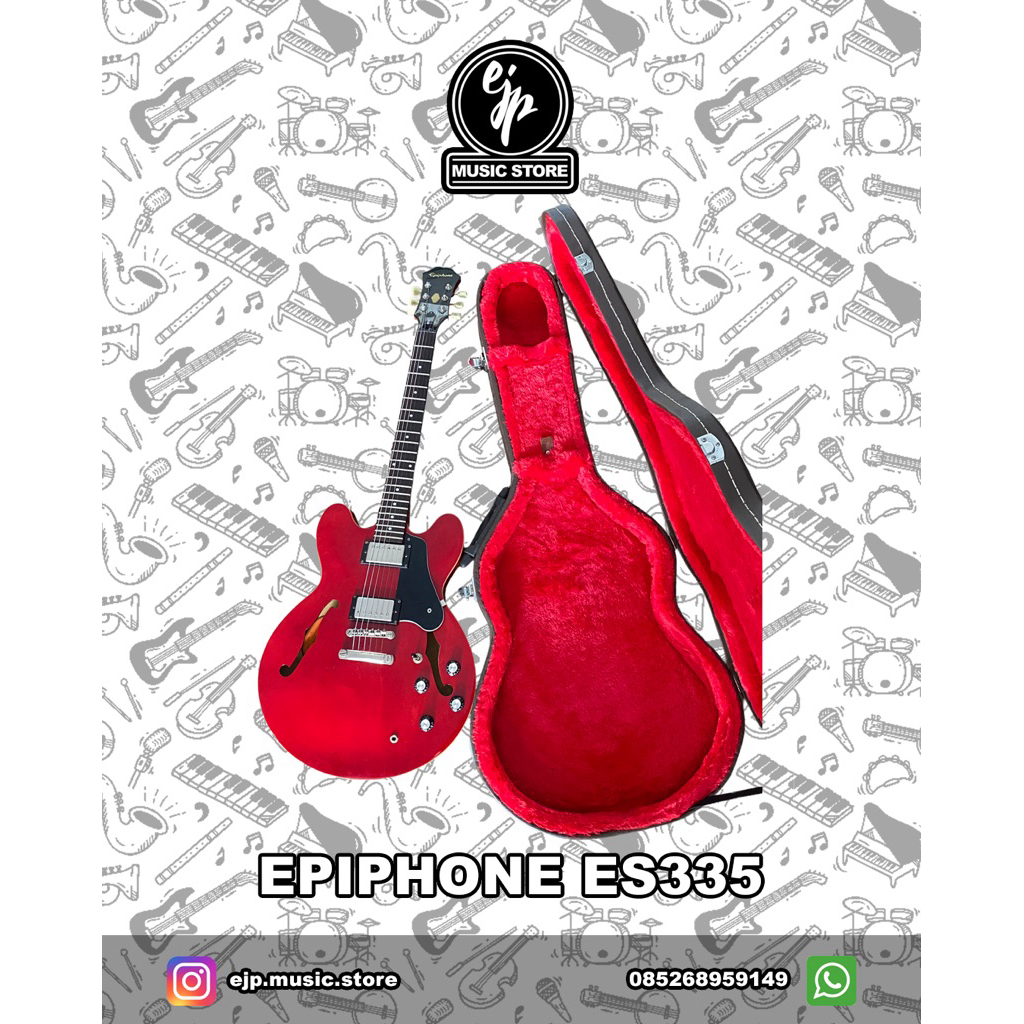 epiphone es335 red cherry