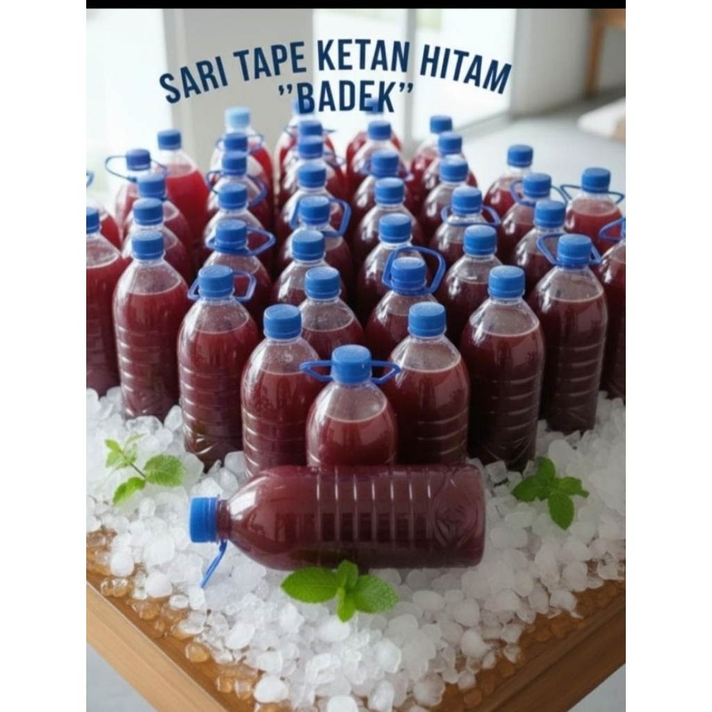 minuman sari tape ketan hitam (badek)
