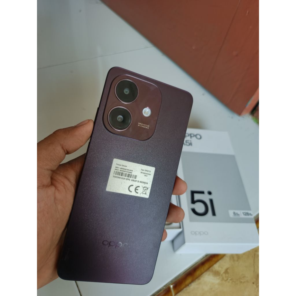 second oppo a5i 4/128 fullset ory mulus