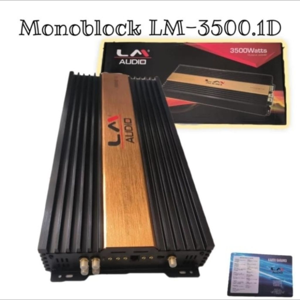 LM Audio Power Ampilifier Monoblok LM 3500 .1D Resmi