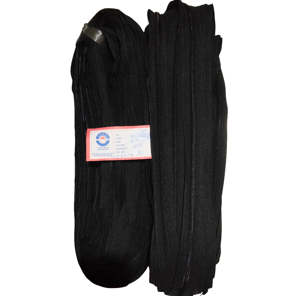 Daun Resleting Merk Asahi No 5 | Daun Resleting No 5 Per Roll 100 Yard