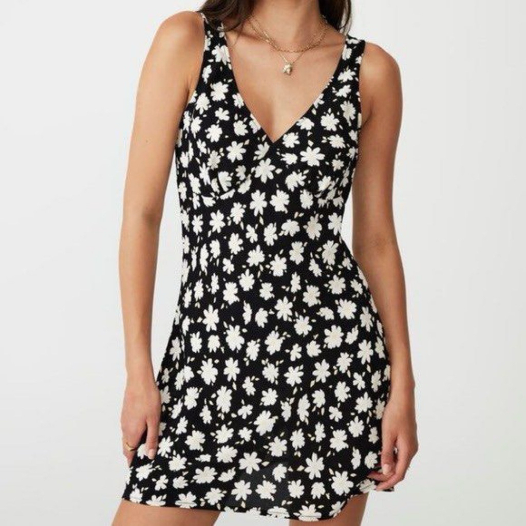 cotton on- 90s y2k vintage dress sexy summer