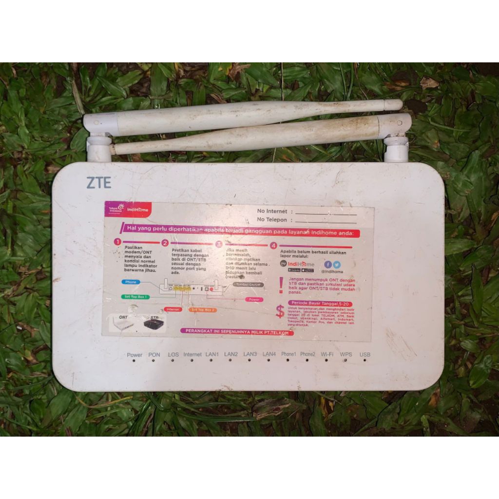 modem / router ZTE F609 (bekas-second).