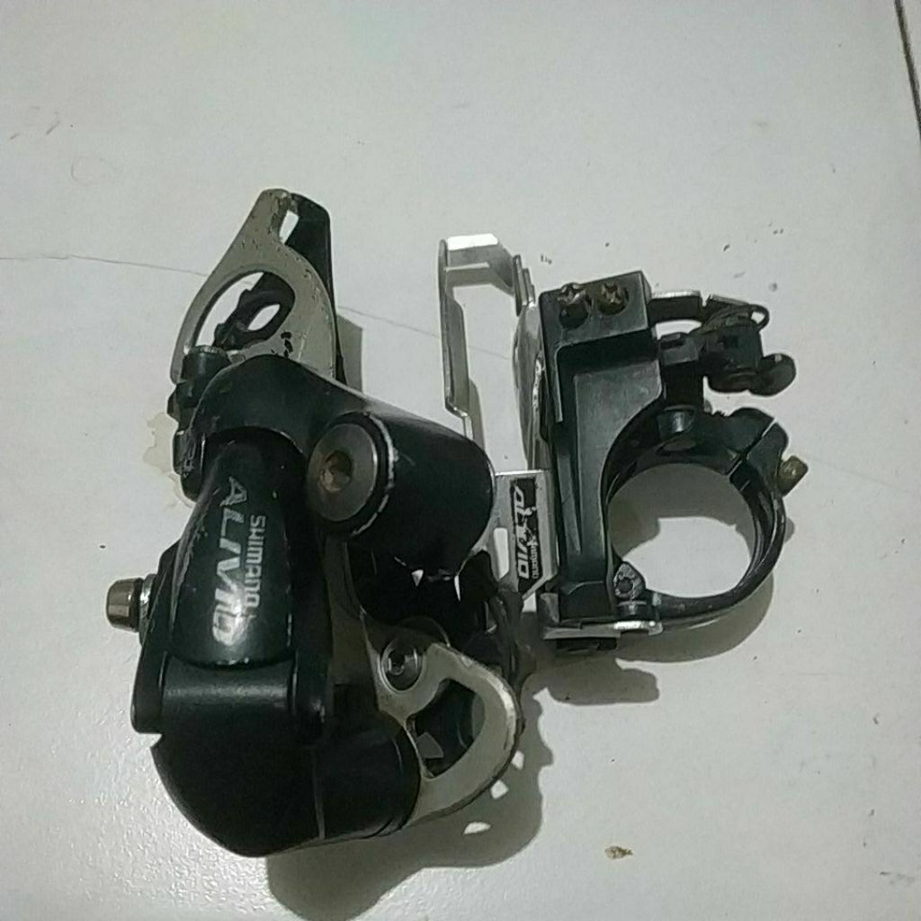 RD dan FD Shimano ALIVIO 10 Speed ORIGINAL SINGAPURA