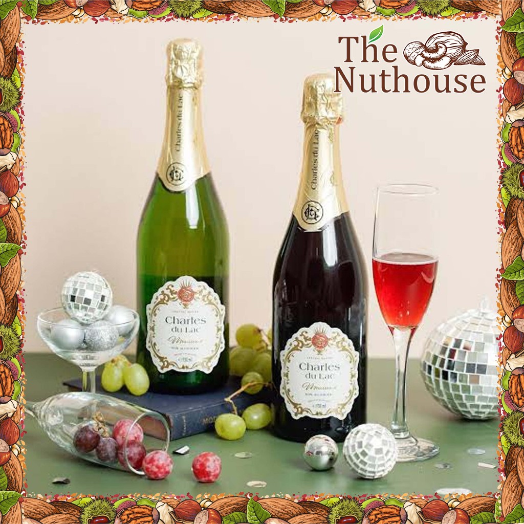 Charles Du Lac - Sparkling Red Grape / White Grape Juice Non Alcohol Drink 750ml [HALAL]