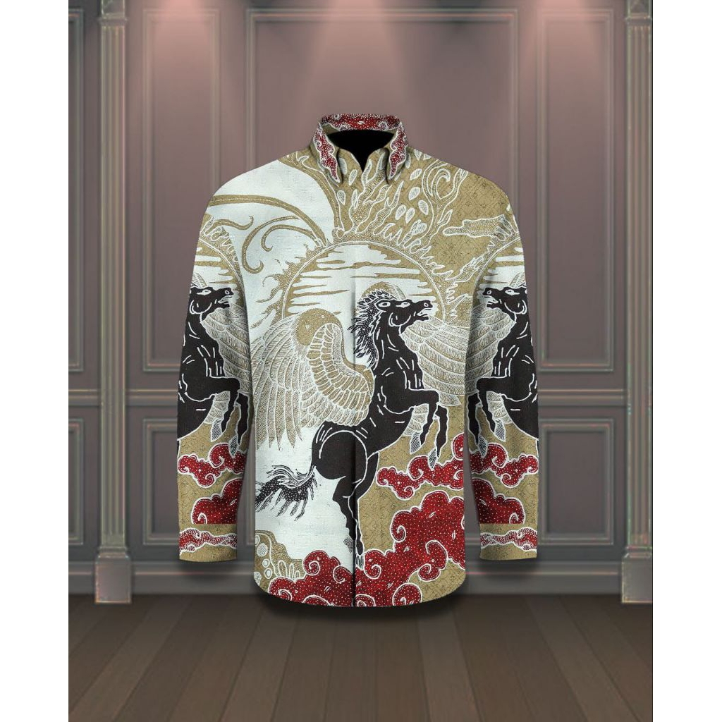 kain batik tulis sutera atbm motif kuda kain batik tulis pria sutera. er