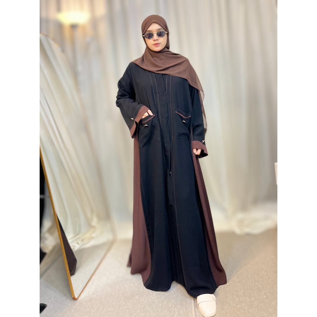 ZAVERA ABAYA KASYASYA GAMIS WANITA MUSLIMAH SYARI ELEGAN MEWAH SIMPEL Desain Sempel Nyaman dan Serba