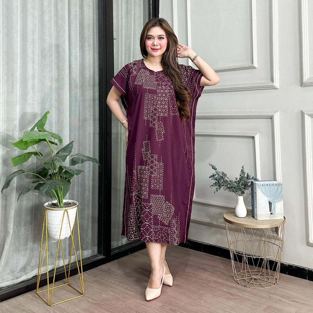 Daster Lowo Roro Jumbo Rayon Batik Premium Busui Nyaman Adem Tebal
