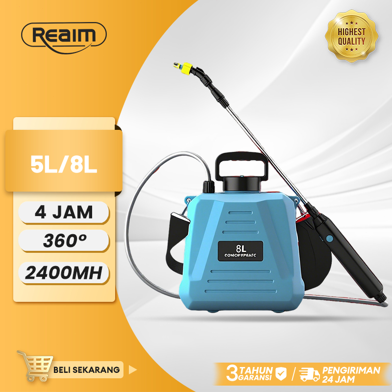 REAIM Semprotan Tanaman Elektrik Sprayer Elektrik Tangki Semprot Pertanian Elektrik Semprotan Rumput