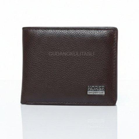 Dompet Pria Kulit Premium Kualitas Import Polos Simple With Box | Dompet Kulit Mini Kecil