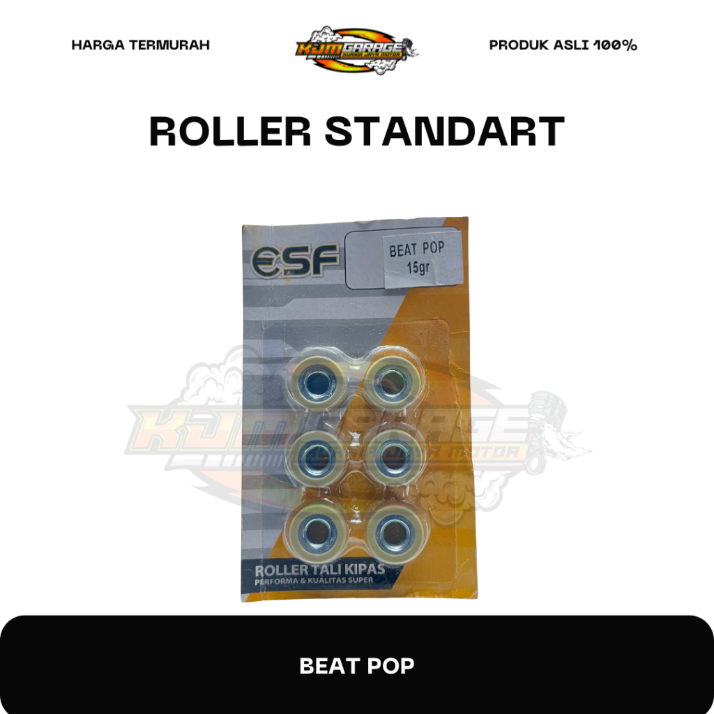 Roller Standart Beat pop Beat, Street, Beat Fi ESP, Vario 110 FI, Scoopy ESP 15 Gram ESF