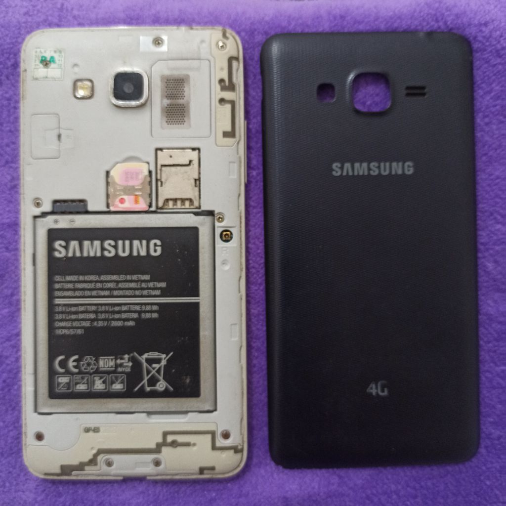MESIN UNIT HANDPHONE SAMSUNG GRAND PRIME NORMAL HIDUP