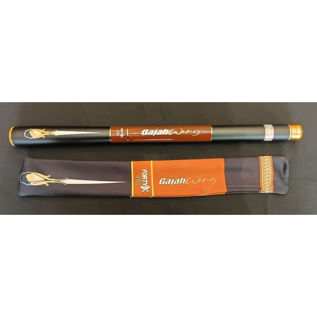Joran Tegek Pole Carbon FORTY8X GAJAH WONG Ruas pendek + free packing