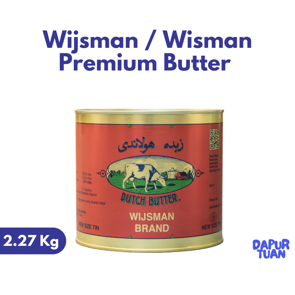 Wijsman Premium Butter 2.27 kg / Mentega Wisman