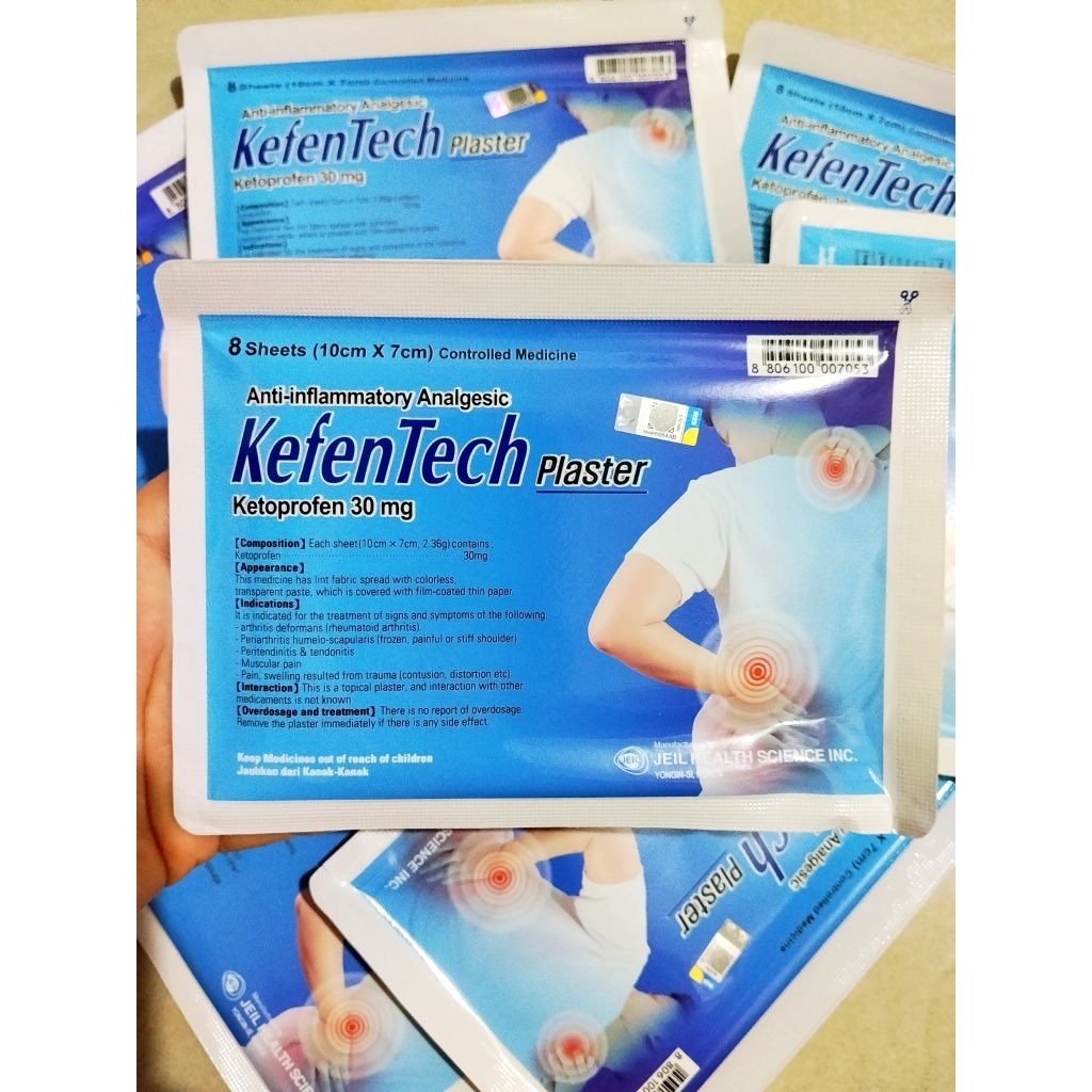 KOYO KEFENTECH ORIGINAL KOREA / KOYO UNTUK SENDI (1 SACHET=8 PLASTERS)