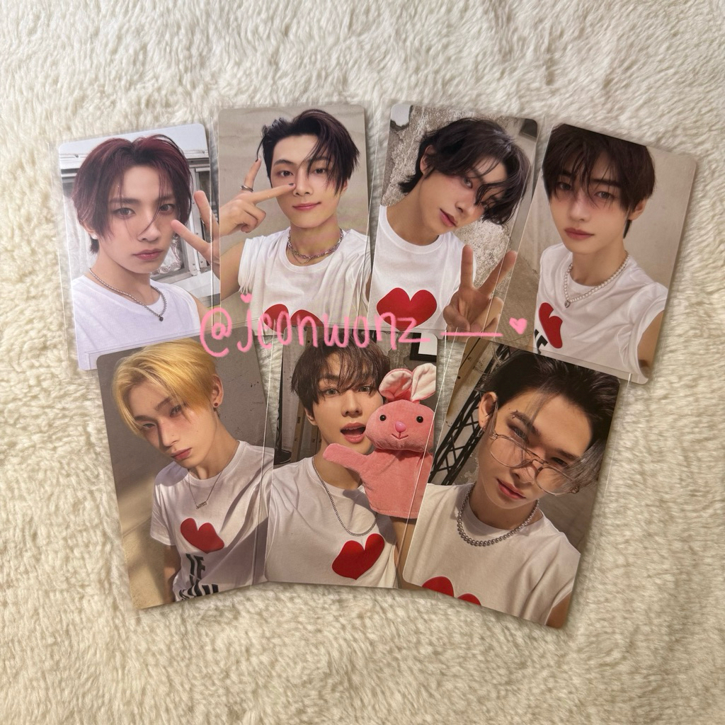 Enhypen Heeseung Jay Jake Sunghoon Sunoo Jungwon Ni-ki Romance Untold Weverse Version Photocard PC