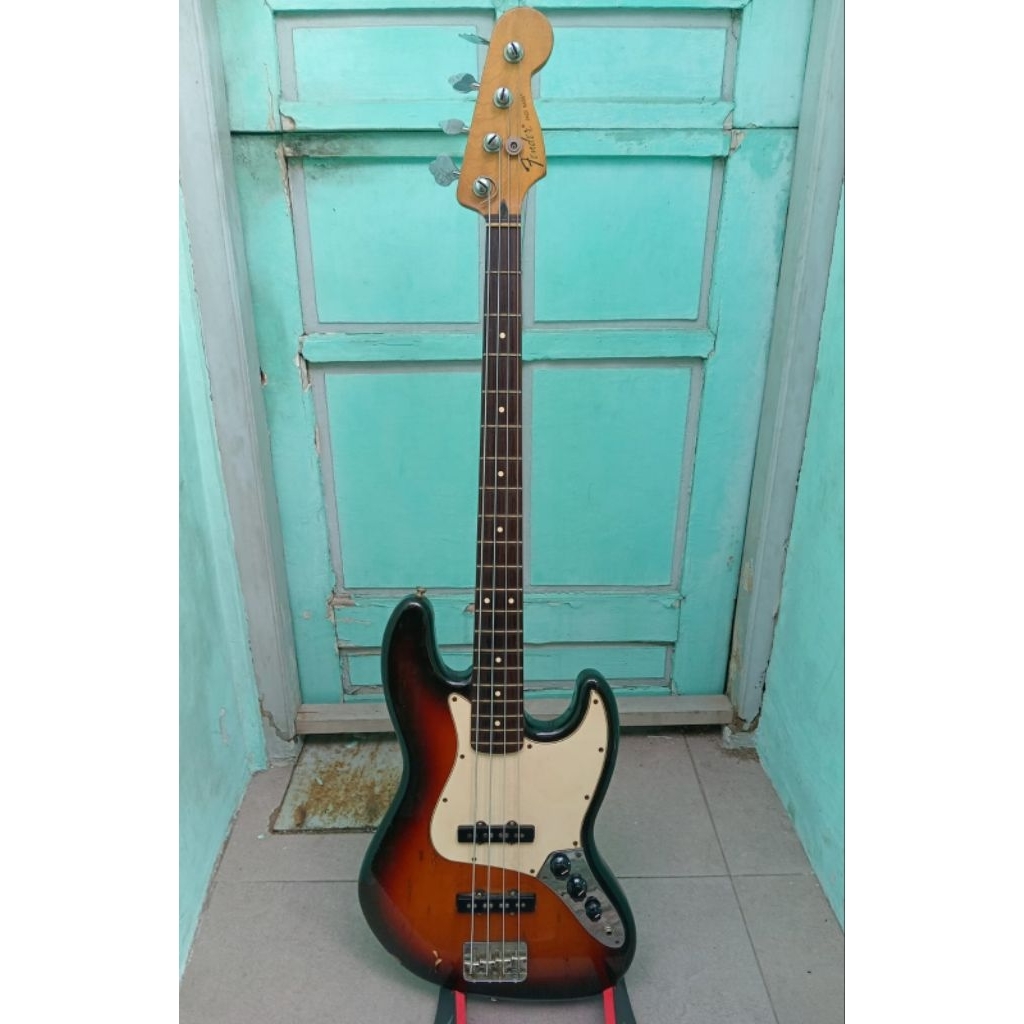 bass guitar Fender, jazz bass, asli, mexico