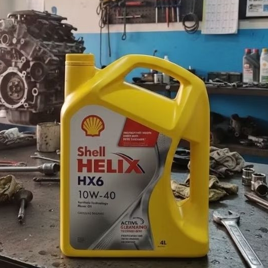 Shell Helix HX6 10W-40 4L Oli Mesin Mobil Shell