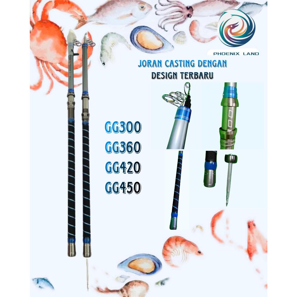 PHOENIX LAND Joran Laut High Fiber Carbon Telescopic matrial metal Kuat