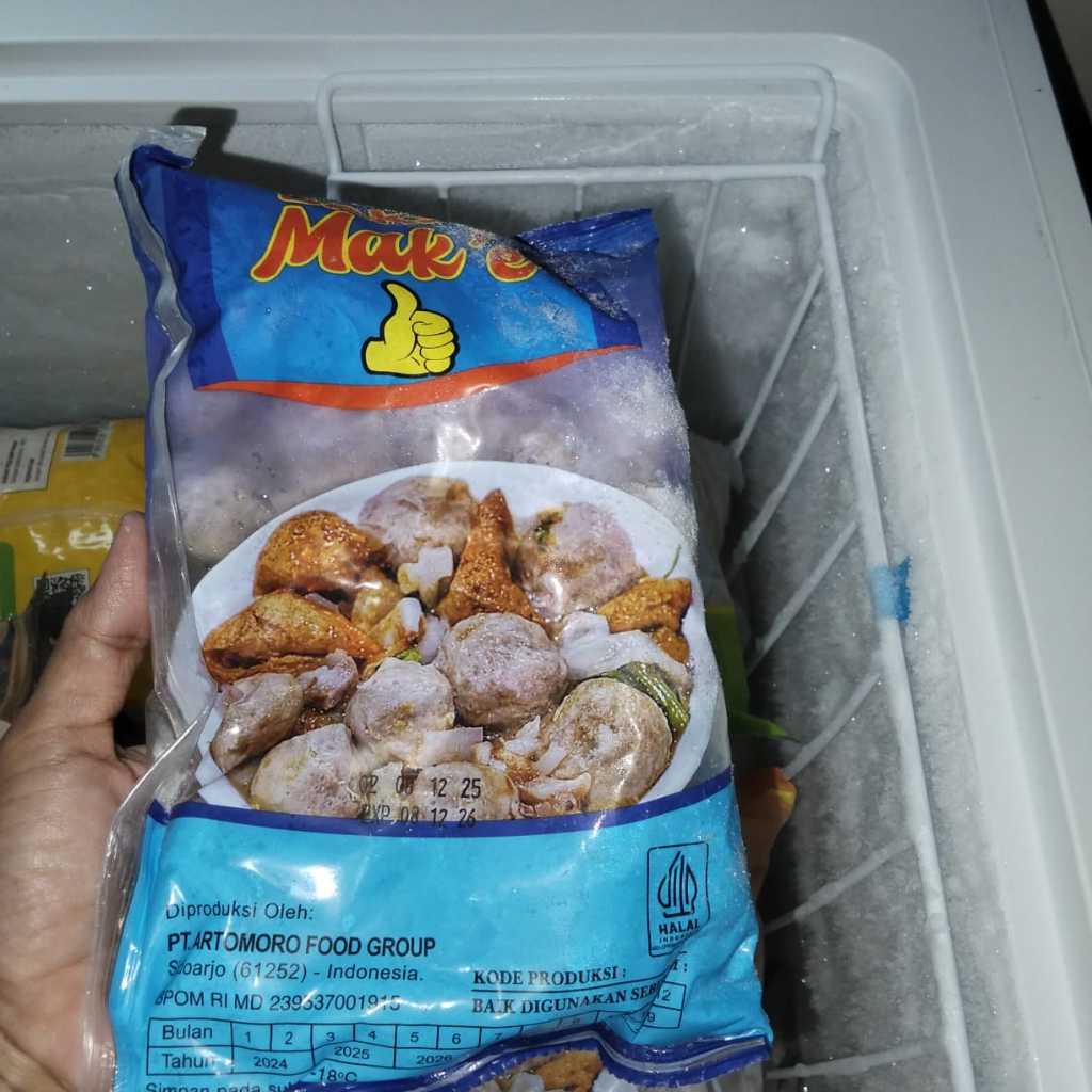 Mak'e Pentol Bakso Ekstra Ori Isi 50 Pcs Kemasan 500gr