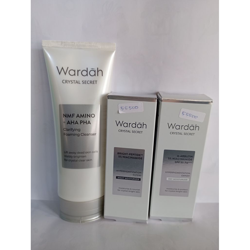 Wardah crystal secret perawatan kulit utk pemula