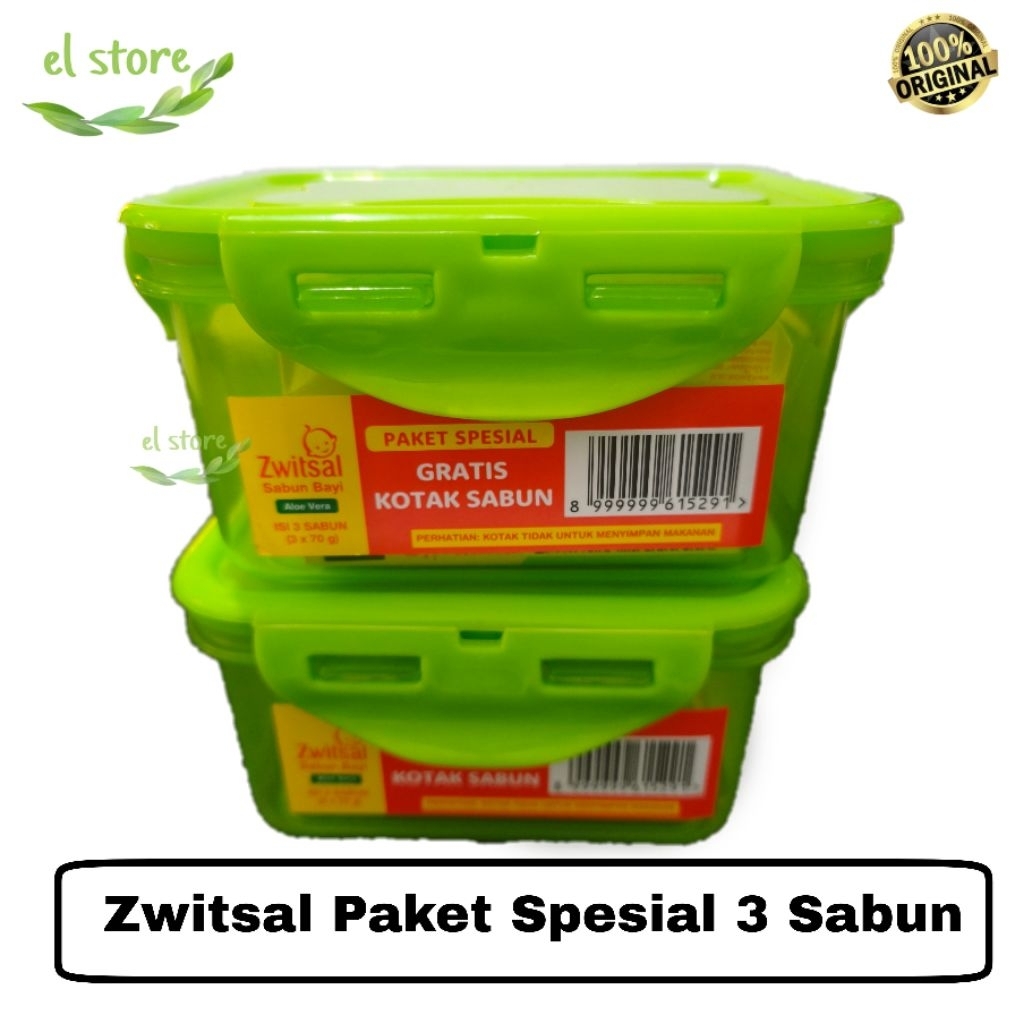 Zwitsal Sabun Bayi 70g Paket isi 3