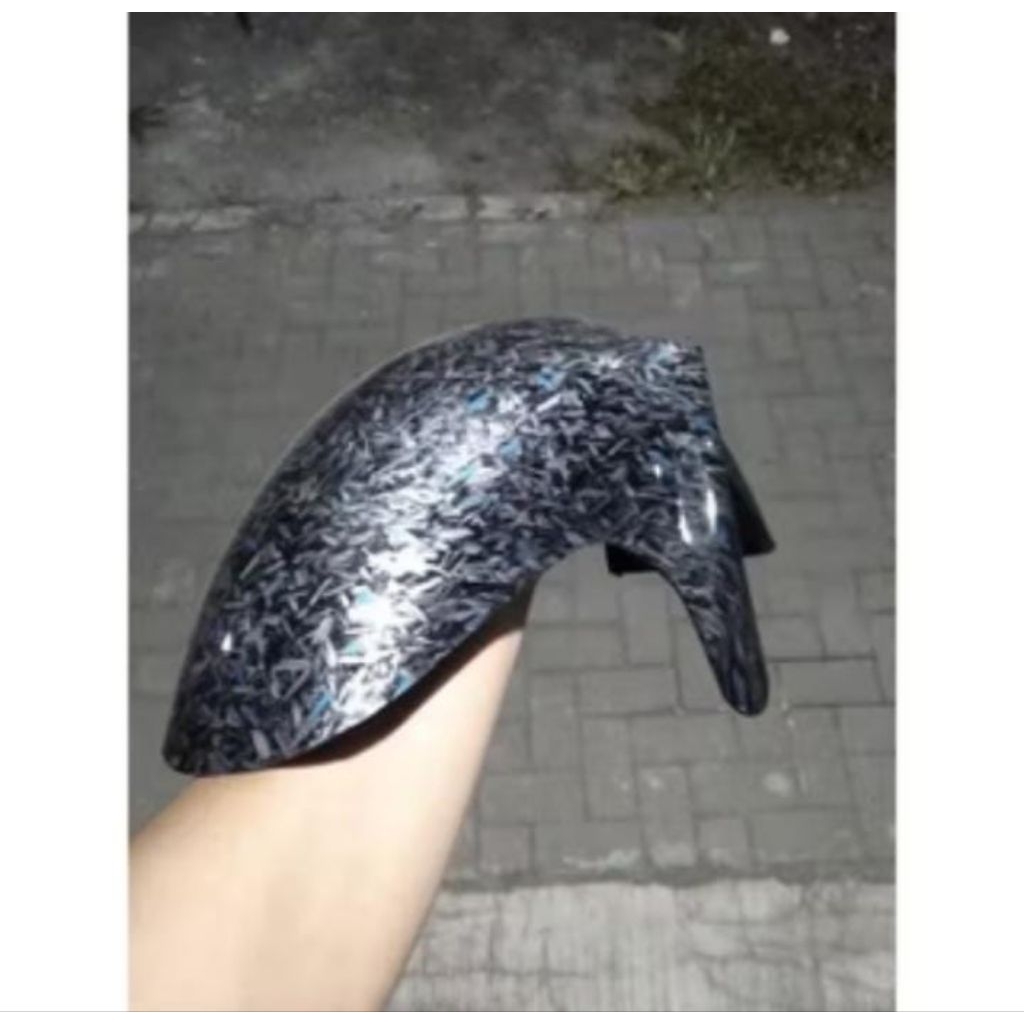 selebor depan ninja RR karbon, selebor depan ninja karbon