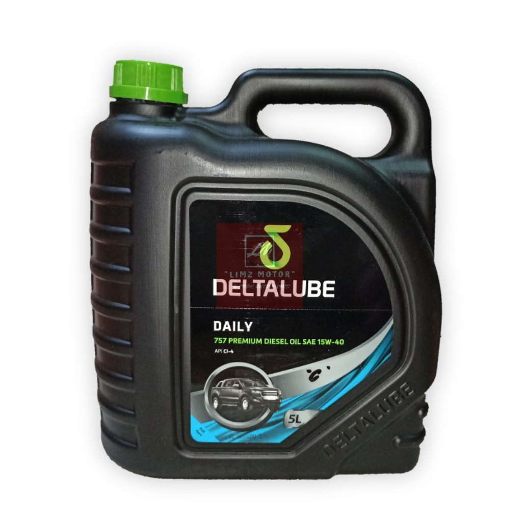 Oli Deltalube Daily 757 Premium Diesel SAE 15W-40 API Service CI-4 5 Liter Original