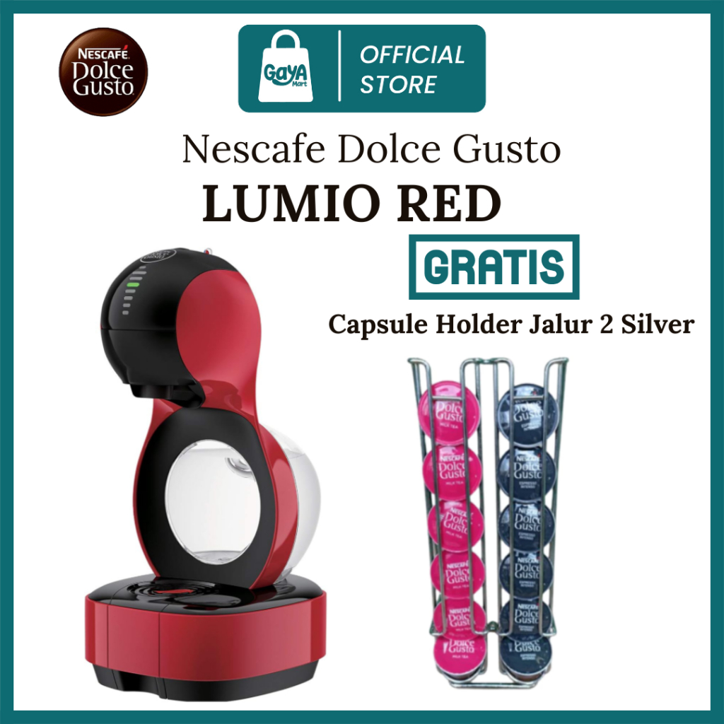 Mesin Kopi Nescafe Dolce Gusto Lumio Red Original