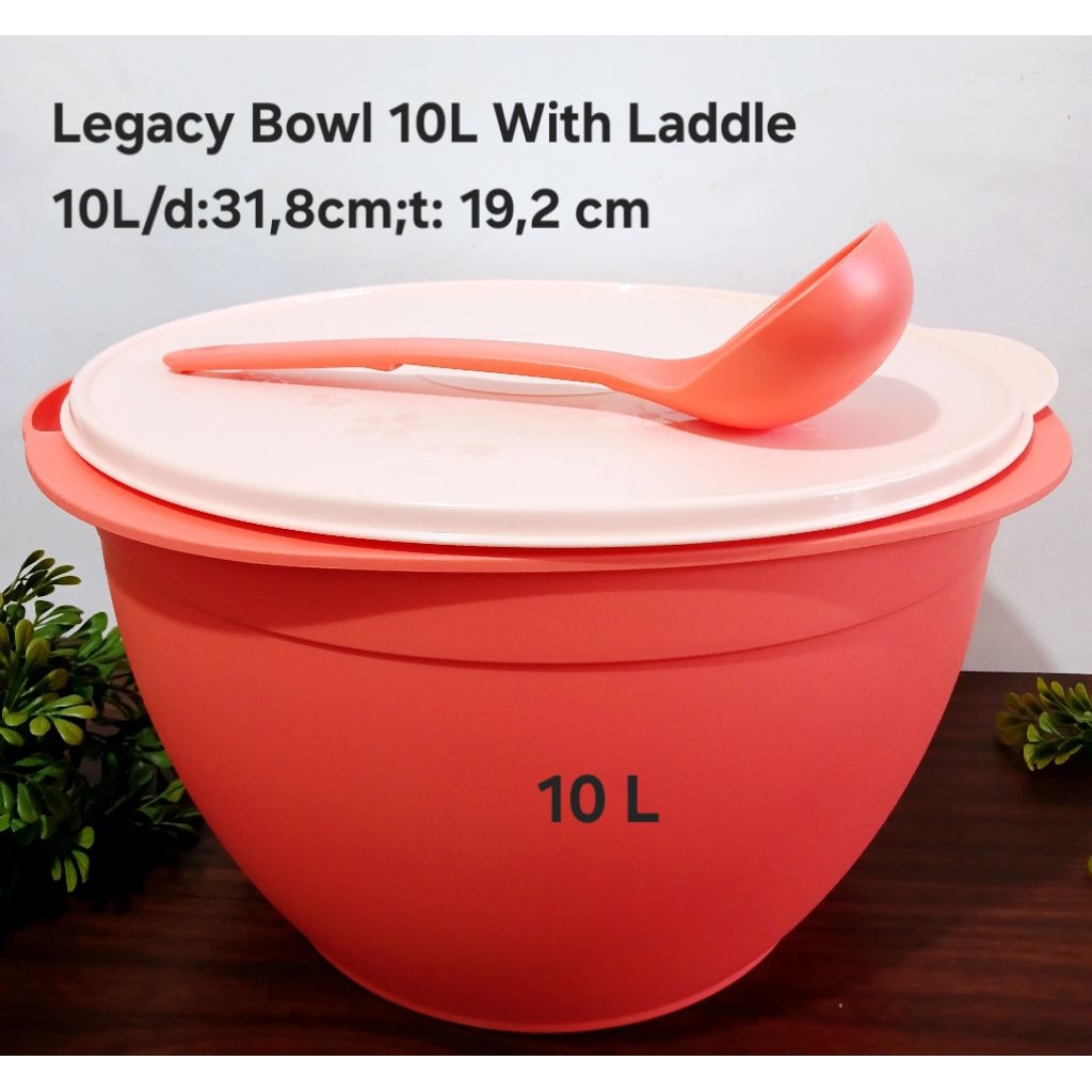 Tupperware Legacy Bowl 10 L/mangkuk besar